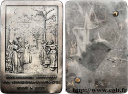 LES ASSURANCES Plaquette uniface, 150e anniversaire de l’HOLLANDSCHE