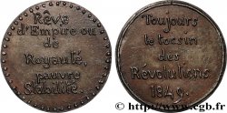 SECOND REPUBLIC Médaille, Toujours le tocsin des Révolutions