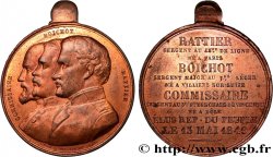 DEUXIÈME RÉPUBLIQUE Médaille, Commissaire, Rattier et Boichot, représentants du peuple