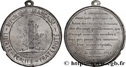 SECOND REPUBLIC Médaille, Décision de l’administration municipale provisoire de Reims
