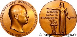 VIERTE FRANZOSISCHE REPUBLIK Médaille, Vincent Auriol