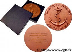 V REPUBLIC Médaille, Troupes de marine AU