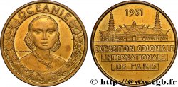 III REPUBLIC Médaille, Exposition Coloniale Internationale - Océanie