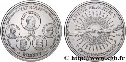 VATICAN ET ÉTATS PONTIFICAUX Médaille, L’année des cinq papes SUP