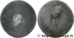 ANIMAUX Médaille animalière - Autruche, Épreuve de contrôle du revers