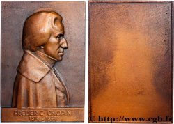 ARTISTS : MUSICIANS, PAINTERS, SCULPTORS Plaquette, Frédéric Chopin