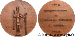 QUINTA REPUBBLICA FRANCESE Médaille, Cinquantenaire de l’Union des aveugles de guerre