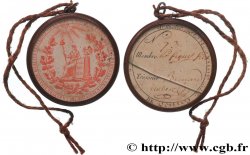 THE CONVENTION Médaille, Carte de membre, Société populaire de Darnétal