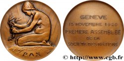 SUISSE Médaille, Première assemblée de la Société des Nations