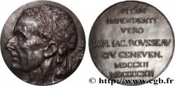 DRITTE FRANZOSISCHE REPUBLIK Médaille, 200e anniversaire de la naissance de Jean-Jacques Rousseau