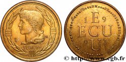CINQUIÈME RÉPUBLIQUE Médaille symbolique, Ecu Europa