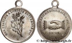 DEUXIÈME RÉPUBLIQUE Médaillette, Visite des Anglais à Paris fVZ