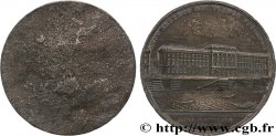 LOUIS XV DIT LE BIEN AIMÉ Médaille, Construction de l’Hôtel des monnaies, tirage uniface du revers