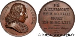 METALLIC GALLERY OF THE GREAT MEN FRENCH Médaille, Blaise Pascal