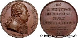 METALLIC GALLERY OF THE GREAT MEN FRENCH Médaille, Georges-Louis Leclerc de Buffon