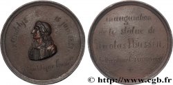 DEUXIÈME RÉPUBLIQUE Médaille, Inauguration de la statue de Nicolas Poussin