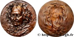 SECONDO IMPERO FRANCESE Plaque, Dame par Jean-baptiste Carpeaux