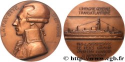 TROISIÈME RÉPUBLIQUE Médaille, Paquebot M. S. Lafayette