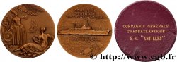 TERCERA REPUBLICA FRANCESA Médaille, Paquebot Antilles