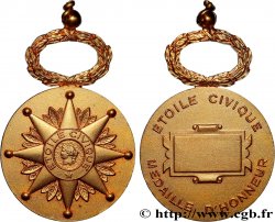 CINQUIÈME RÉPUBLIQUE Médaille d’honneur, Étoile civique