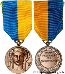 CINQUIÈME RÉPUBLIQUE Médaille, Union fédérale des combattants