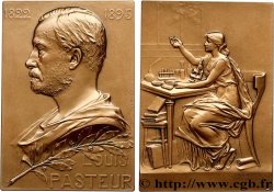TROISIÈME RÉPUBLIQUE Plaquette, Louis Pasteur, refrappe