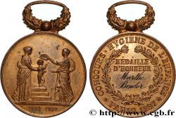 III REPUBLIC Médaille, Concours, Hygiène de l’enfance