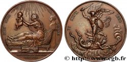 HENRI V COMTE DE CHAMBORD Médaille, Naissance de Henri, duc de Bordeaux, futur comte de Chambord