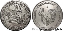 QUINTA REPUBBLICA FRANCESE Médaille, Franc à cheval, Association numismatique de Bourgogne