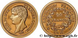 QUINTA REPUBLICA FRANCESA Médaille, Reproduction de monnaie, 20 Francs An 12 Premier Consul