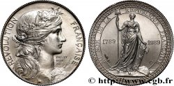V REPUBLIC Médaille, Bicentenaire de la Révolution Française AU