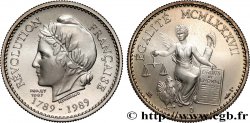QUINTA REPUBLICA FRANCESA Médaille, Bicentenaire de la Révolution Française, l’Égalité