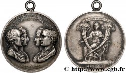 PREMIER EMPIRE Médaille, Mariage de Napoléon Ier et de Marie Louise d Autriche à Vienne, refrappe