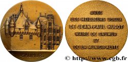 TOWNS AND TOWN HALLS Médaille, Voeux du maire et de la municipalité