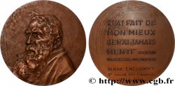 CINQUIÈME RÉPUBLIQUE Médaille, Rodin par René Grégoire, récompense