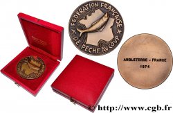 FUNFTE FRANZOSISCHE REPUBLIK Médaille, Fédération française de pêche