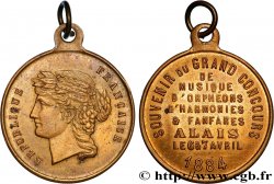 DRITTE FRANZOSISCHE REPUBLIK Médaille, grand concours de musique