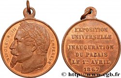 SECOND EMPIRE Médaillette, Inauguration du palais XF