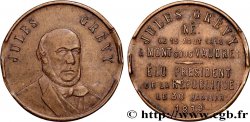 TROISIÈME RÉPUBLIQUE Médaille, Jules Grévy