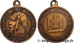 SATIRIQUES - GUERRE DE 1870 ET BATAILLE DE SEDAN Médaille, Napoléon III, Vampire français, type “chouette penchée”