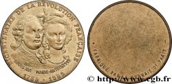 QUINTA REPUBLICA FRANCESA Médaille, Bicentenaire de la Révolution Française