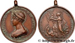 HENRI V COMTE DE CHAMBORD Médaille, Naissance de Henri, duc de Bordeaux, futur comte de Chambord