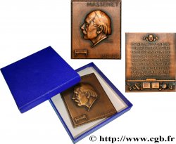 ARTISTES : MUSICIENS, PEINTRES, SCULPTEURS Plaquette, Jules Massenet