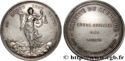 LYON ET DU LYONNAIS (JETONS ET MÉDAILLES DE...) Médaille, courtiers de commerce de soie, refrappe