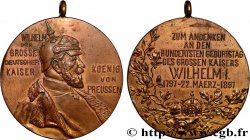 GERMANY - KINGDOM OF PRUSSIA - WILLIAM II Médaille, 100e anniversaire du Kaiser Wilhelm I