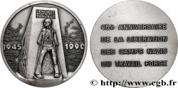 FUNFTE FRANZOSISCHE REPUBLIK Médaille, 40e anniversaire de la libération des camps nazis du travail forcé
