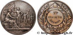 TIR ET ARQUEBUSE Médaille, Concours de tir, Premier prix de tir, grenade