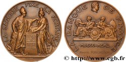 BANQUE DE FRANCE Médaille de récompense, La sagesse fixe la fortune