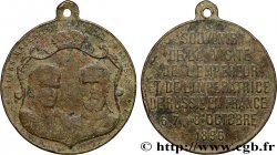 TERCERA REPUBLICA FRANCESA Médaille, Souvenir de la visite de l’empereur et de l’impératrice