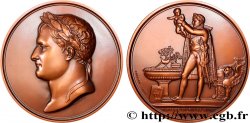 PRIMO IMPERO Imposante médaille, Baptême du roi de Rome, refrappe